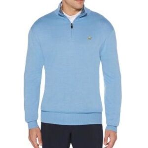 Jack Nicklaus Men's Pastel Blue 1/4 Zip Golf Sweater Size XL